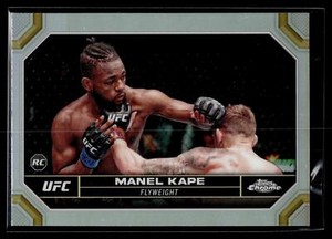 Manel Kape 2024 Topps Chrome UFC Refractor Card #119