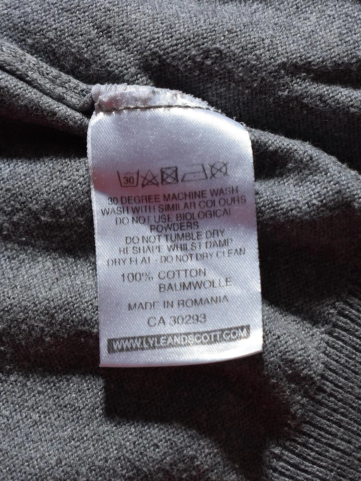 Jersey Lyle & Scott Clásico Cuello en V Talla S Foto 4 de 4
