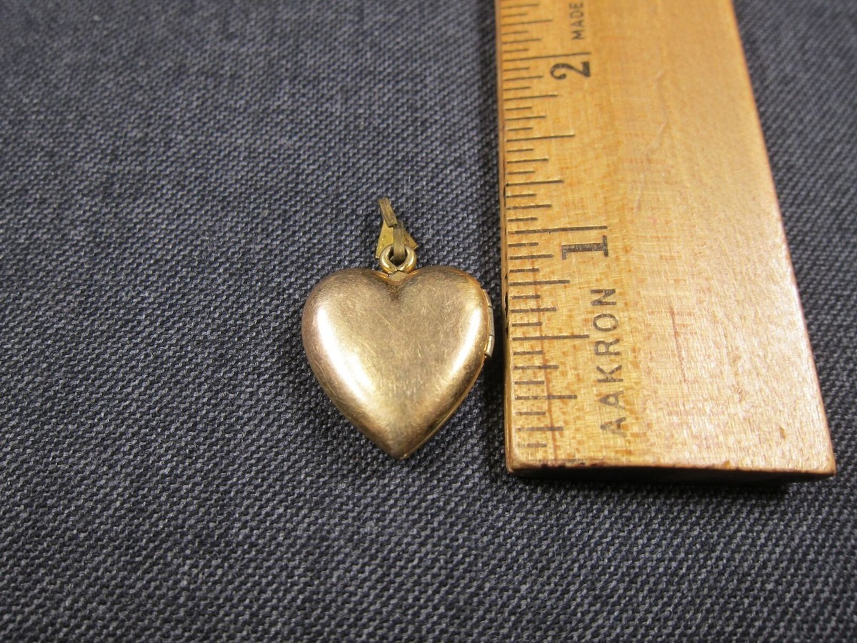 Vintage WWII 1/20 12K GF US Navy Sweetheart locket w/1940's man