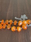 Vintage polished oval chip natural Baltic amber necklace — photo 6