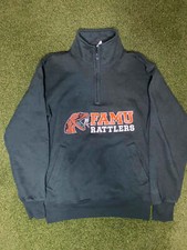 90s Florida A M Rattlers - Vintage HBCU 1/4 Zip Small 