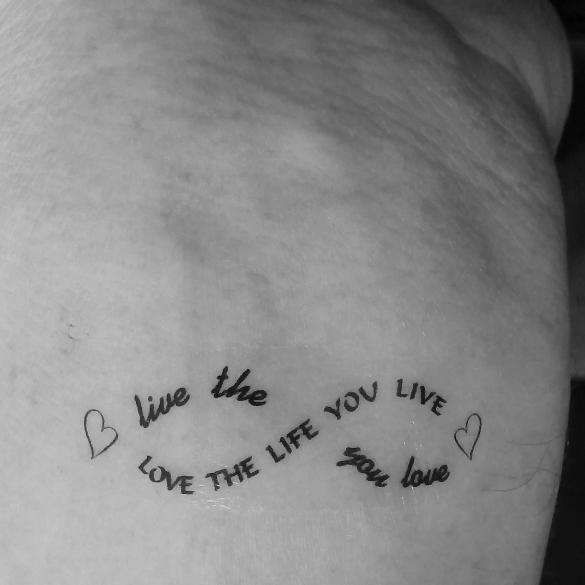 Live Your Life Tattoos Designs