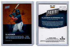 2022 Panini National Silver Pack Orange Parallel Vladimir Guerrero Jr 002/199