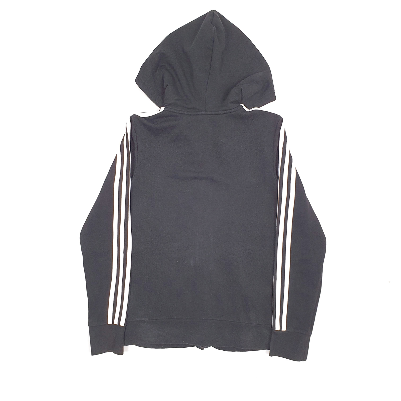 ADIDAS Full Zip Cotton Jumper Sweatshirt Womens S image 3
