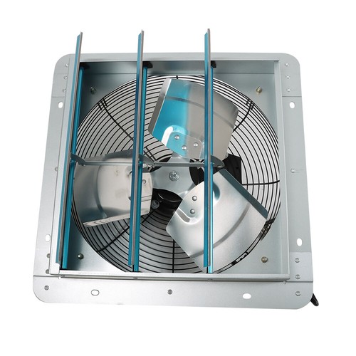 14 Inch Shutter Exhaust Fan Wall Mounted High Speed Aluminum Greenhouse Garage - Picture 12 of 21