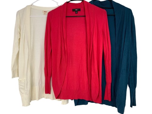 Paket 3 Mossimo Strickjacke Pullover Gr. S RAA10446 leicht Sommer GUC