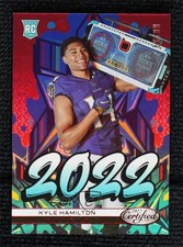 2022 Certified 2022 Mirror Red 5/99 Kyle Hamilton #2022-20 0d44