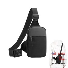 Small Sling Crossbody Sling Bag, Chest Bag Backpack Dual Pocket Water