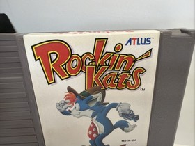Rockin' Kats Nintendo NES + Cubierta antipolvo probada aut&eacute;ntica LIMPIA