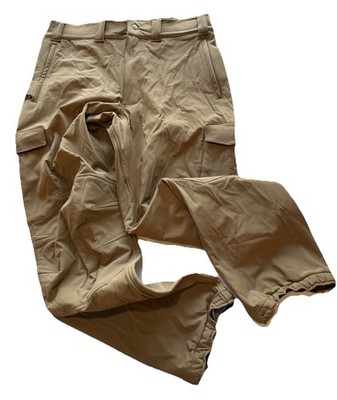 Beyond Clothing Pants Mens Medium 38x33 L5 Cold Fusion Shell Coyote Fleece Lined