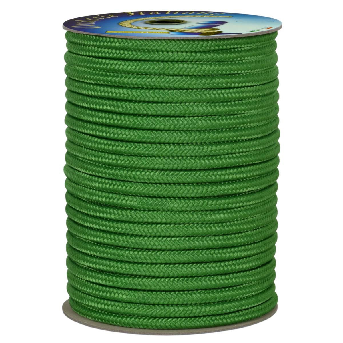 Treccia polipropilene verde medio 8 mm - 100 mt