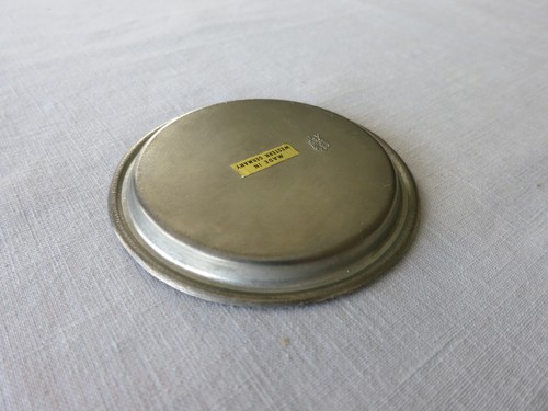 Vintage Small Round Metal Trinket Tray, Made in West Germany - Afbeelding 4 van 5