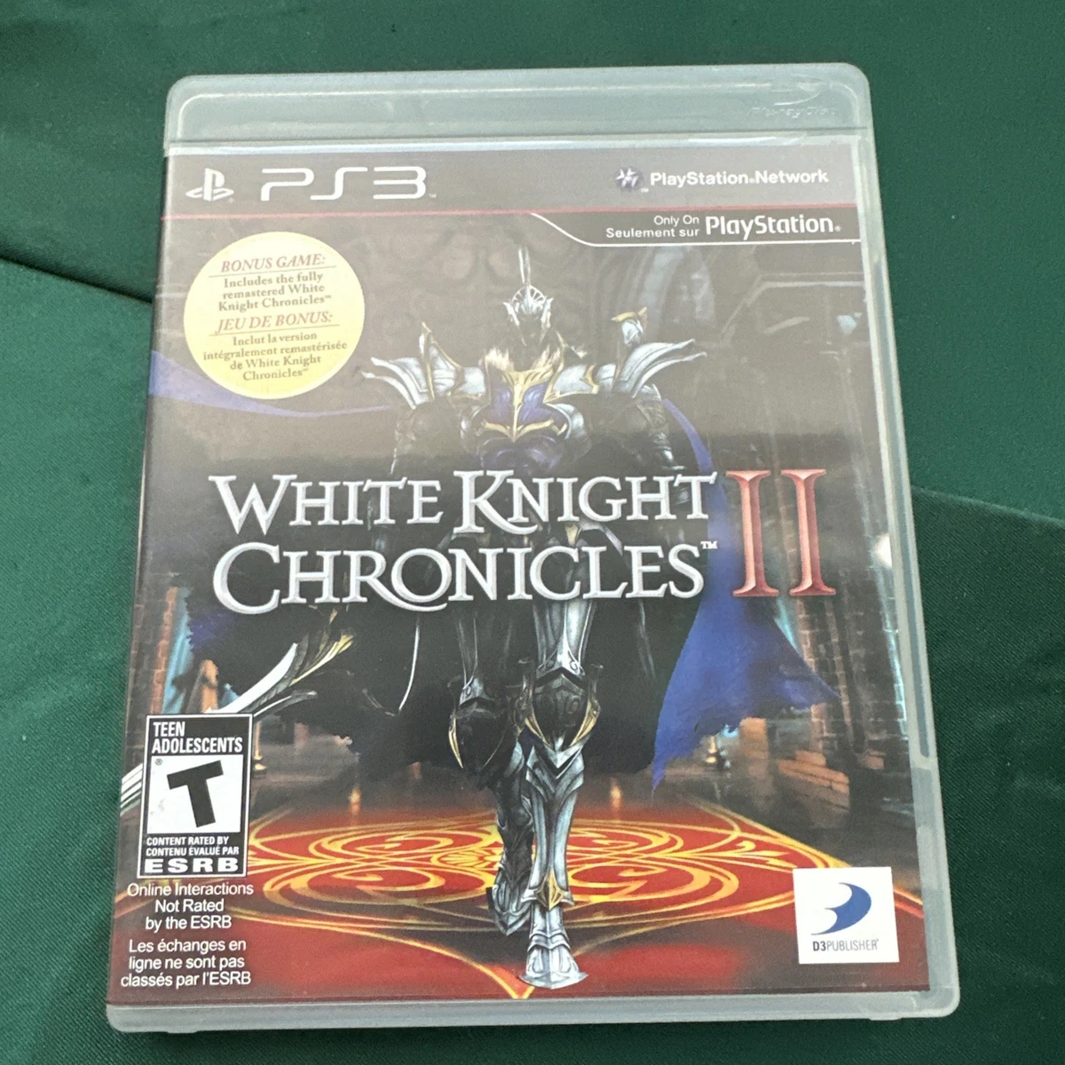 White Knight Chronicles II Sur PS3 - Version Promo Not For Resale - État Correct