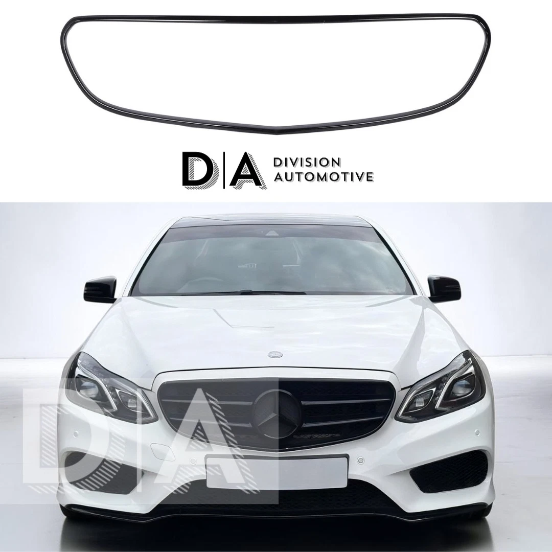 Mercedes E-Class S212 Gloss Black Front Grille Surround — main view
