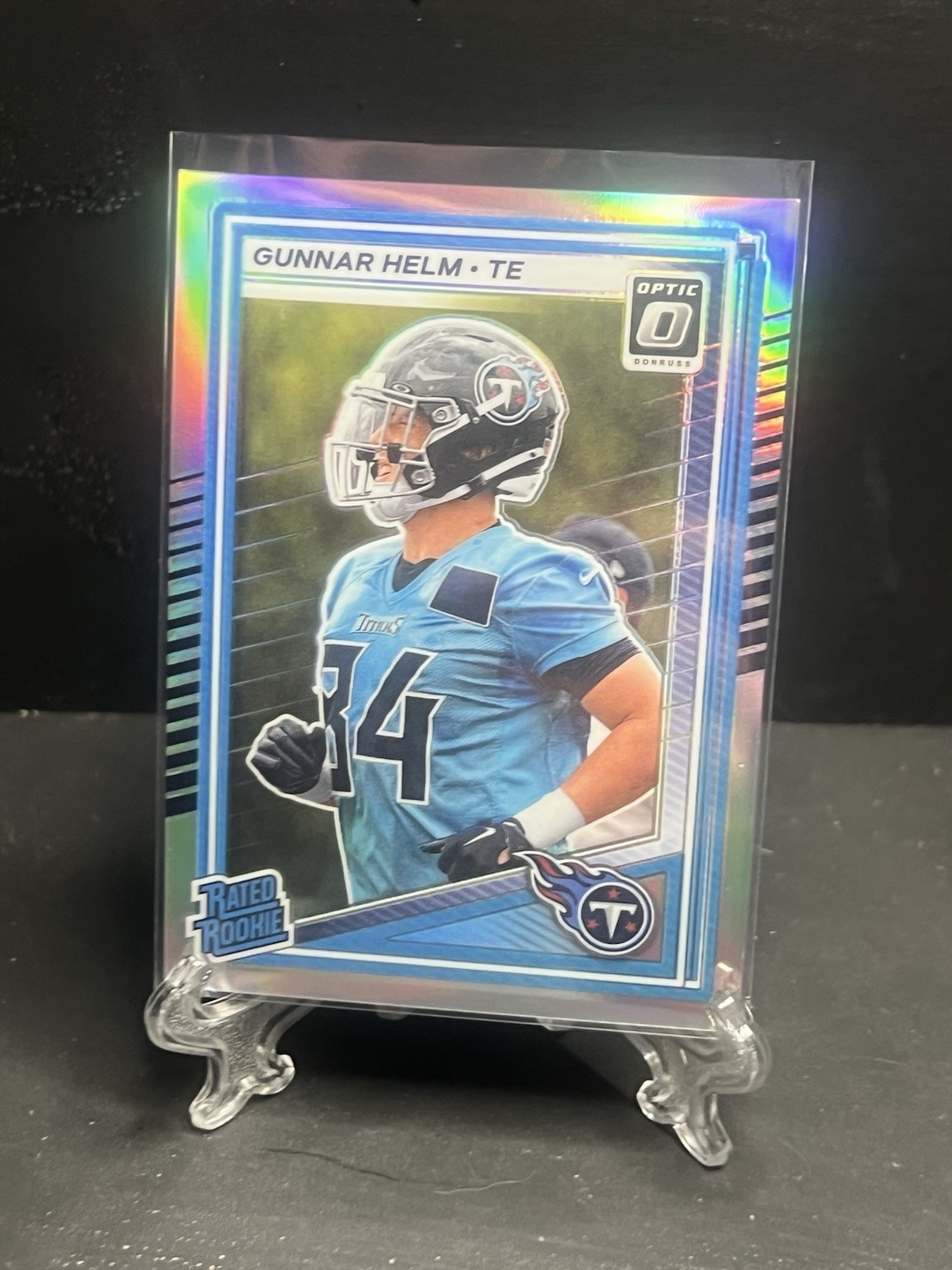 2025 Panini Donruss Optic - Rated Rookie Gunnar Helm #294 Holo Prizm (RC)