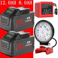 18V 8.0Ah Battery For Milwaukee for M18 Extended Lithium 48-11-1880/ new Charger