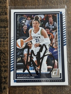Kayla McBride 2025 Panini Donruss #28 Signed IP Autograph Lynx