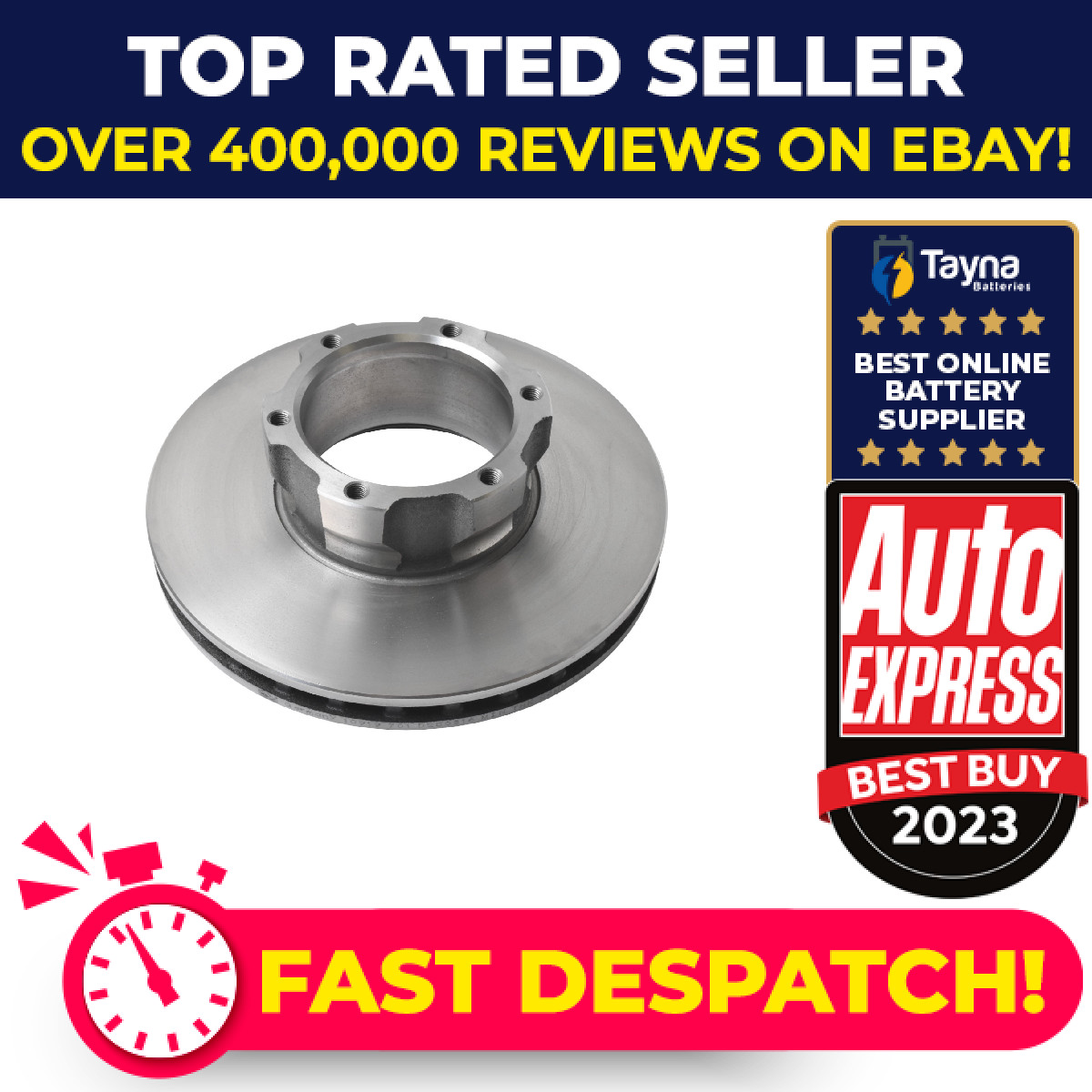 2x CV Brake Discs Pair Vented Front 10919 Febi A6684210112 6684210112 Quality