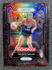 2024 Panini Prizm Monopoly WNBA Red Icons Celeste Taylor RC Rookie #66 Mercury