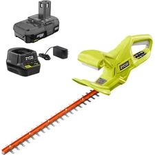 ONE+ 18V 18 In. Cordless Battery Hedge Trimmer with 1.5 Ah Battery and Charger