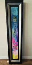 "Source Of Life" by David Le Batard as LEBO Painting Signed Framed XL 55” X 13”