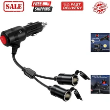Cigarette Lighter Splitter ， 12v Splitter,Dual Cigarette Lighter adapters for...