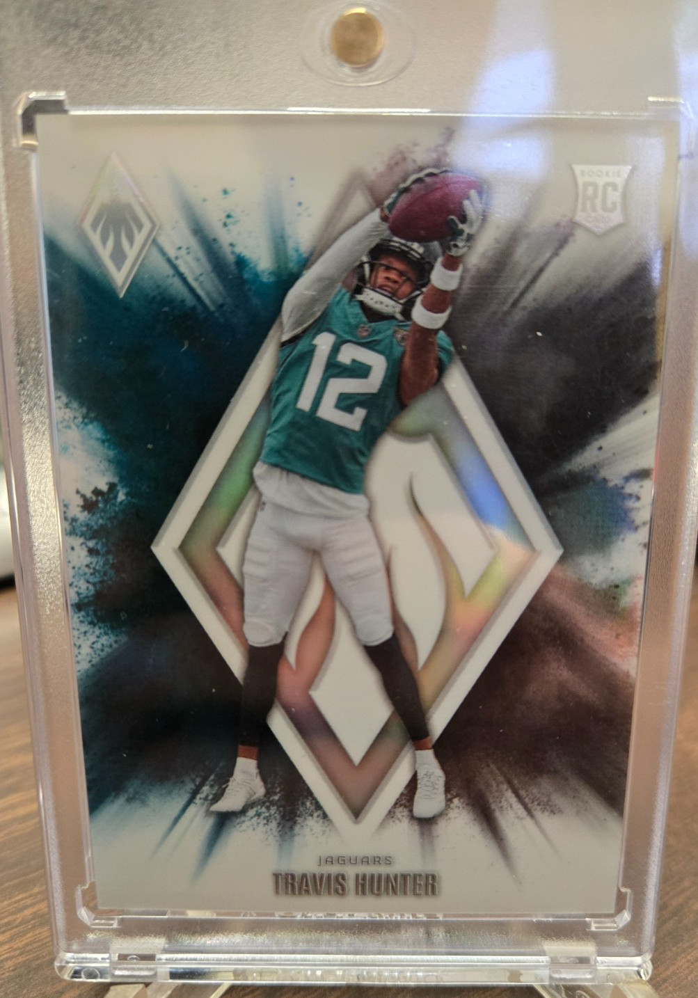 2025 Panini Phoenix Travis Hunter Color Blast Jaguars Rookie Case Hit RC #7