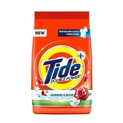 Tide Plus with Double Power Jasmine and Rose Detergent Washing Powder - 1 kg