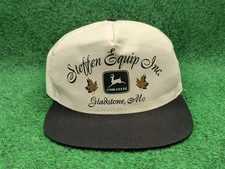 VTG John Deere Snapback Hat Steffen Equip Inc Gladstone Mo Swingster Made In USA
