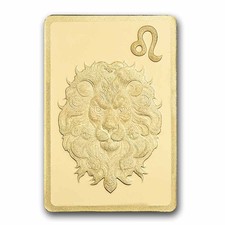 1/2 gram Gold Bar - PAMP Suisse Zodiacs: Leo 7961.25 per troy oz