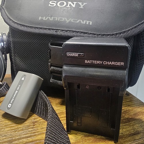 Sony DCR-DVD105 Handycam 20x Optical Zoom Digital DVD-RW Battery, Charger, Case - Picture 12 of 13