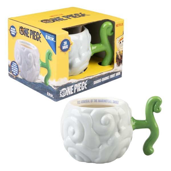 Grupo Erik 3D Kaffeetasse Tasse One Piece Manga Smoke Frucht Teetasse - Keramik-image