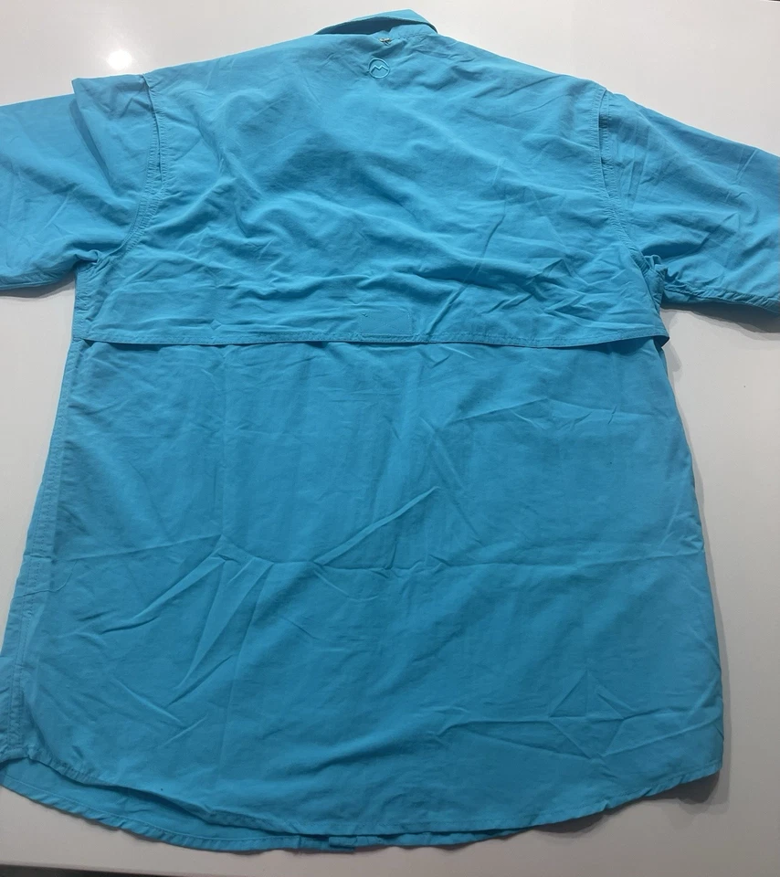 Magellan Men's Relaxed Fit Moisture Wicking Fish Gear Fishing Short Sleeve Shirt - Image 4 of 4