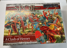 Warlord Games SPQR A Clash Of Heroes Starter Set 28mm Miniatures Boxed Rulebook