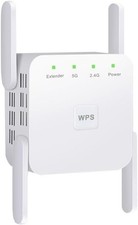 High Speed WiFi Extender Booster 1200Mbps, Wifi Repeater, WiFi Extender for Home
