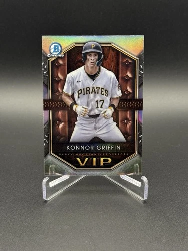 Konnor Griffin 2025 Bowman Chrome VIP Insert Rookie RC VIP-20 PGH Pirates Card