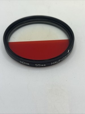 HOYA 55mm DUAL-COLOR Half Colored Red
