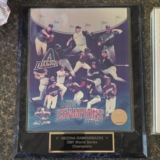 Arizona Diamondbacks 2001 World Series Champions Sports Plaque