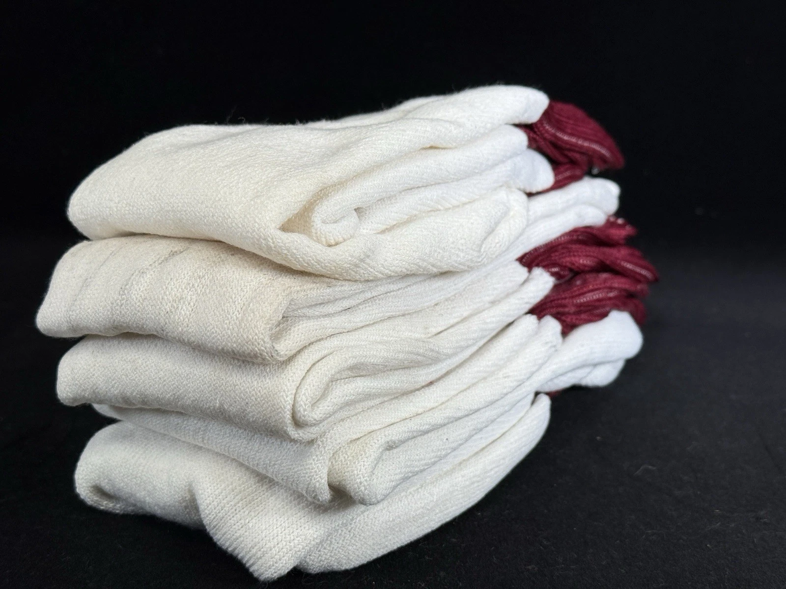 5 Pairs Vintage Alaskan Thermal Socks NOS New Old Stock Red Band Made in U.S.A.
