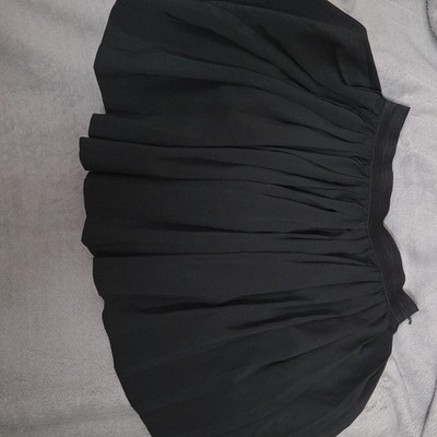 Sheer Black Mesh Micro Mini Skirt small waistband