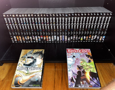 Black Clover Manga Lot Vol 1-37 English Softcover VIZ Media Yuki Tabata