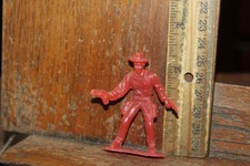 Vintage Plastic Soldier Toy Gunfighter Cowboy