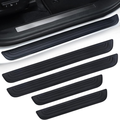 #ad #ad 4x For Subaru Car Door Sill Threshold Protector Anti Dust Step Edge Cover Rubber $15.19