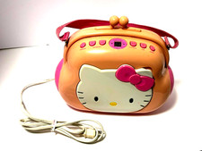 Sanrio Hello Kitty Pocketbook AM/FM Radio CD Player Boombox 2003 TESTED