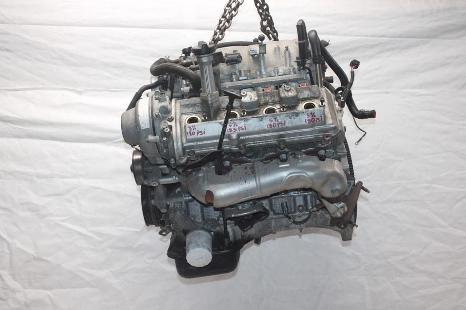 2007 LEXUS SC430 Z40 CONVERTIBLE #349 ENGINE MOTOR BLOCK 3UZFE VVT-I 4.3L - Image 3 of 4