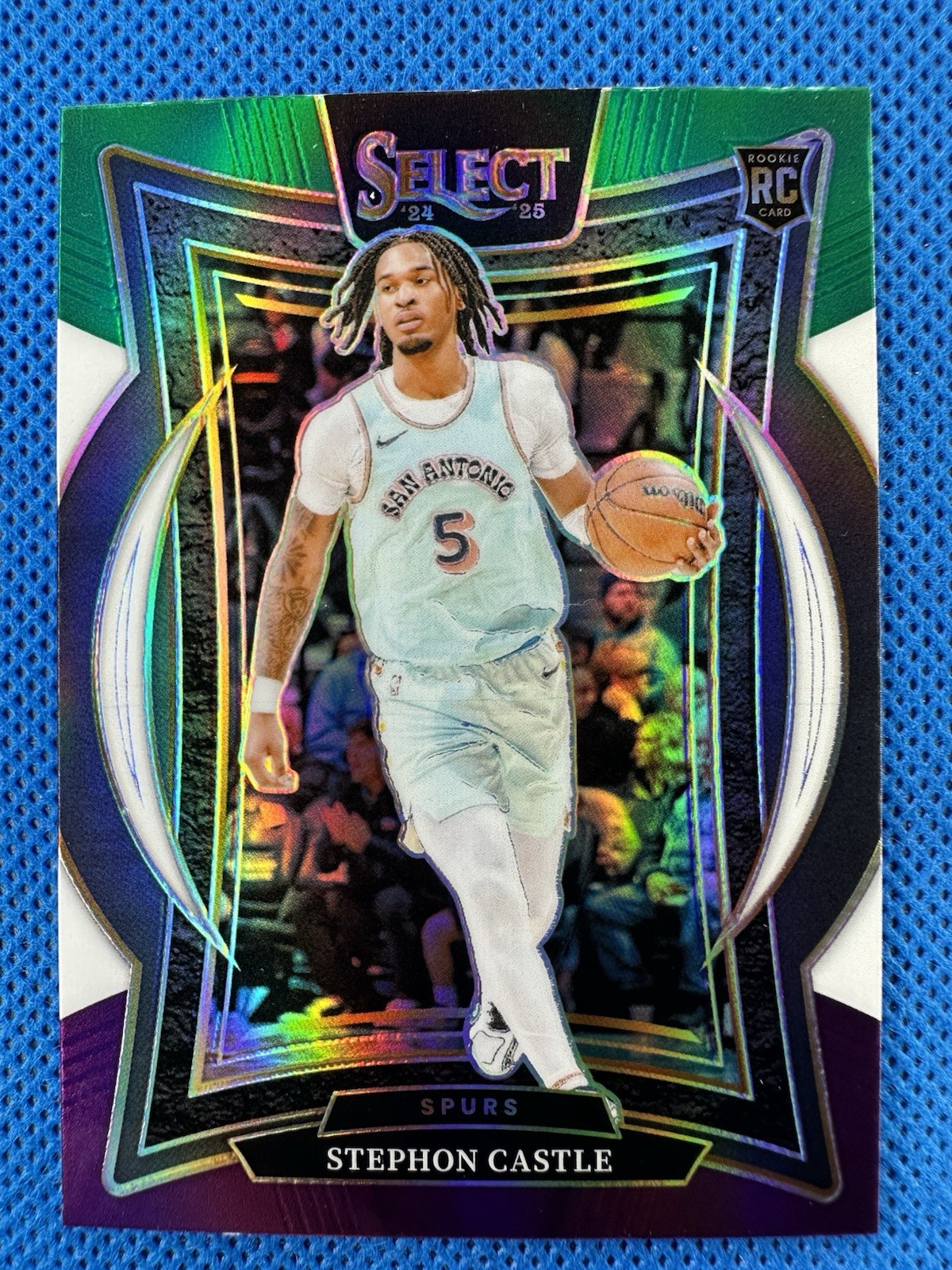 2024-25 Panini Select NBA - Concourse Tri Color - #72 Stephon Castle RC