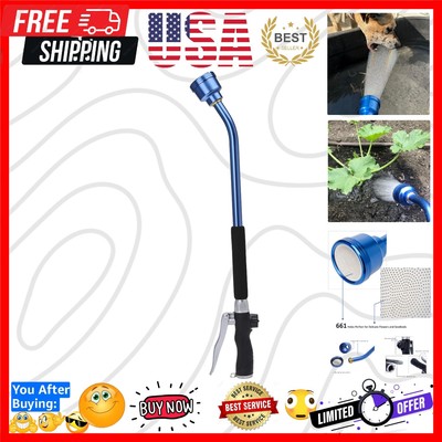 24-Inch Ergonomic Watering Wand with Stainless Steel Head - Perfect for Gardens