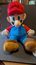 SUPER MARIO PLUSH POCKET IN BACK 22" NON SMOKING HOME VG USED CONDITION