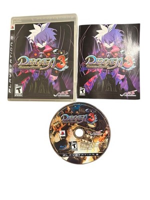 Disgaea 3 Absence of Justice PlayStation 3 Video Game RPG Strategy CIB