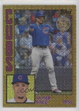 2019 Topps Silver Pack 1984 Topps Baseball Gold 7/50 Javier Baez #T84-4 x0y